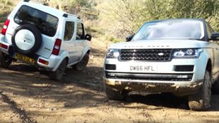 Suzuki Jimny and Range Rover