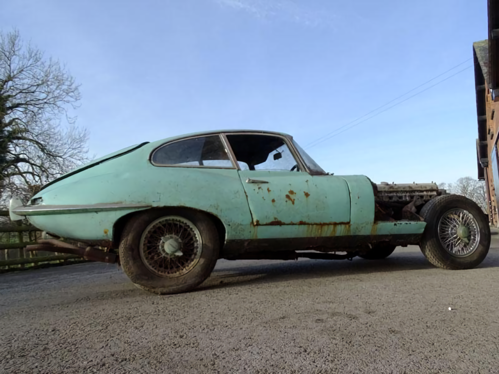 Early Model Jaguar E-Type Coupe Project Must Be Saved!