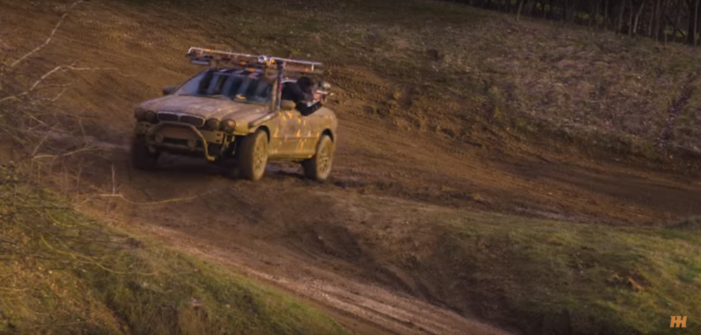 Paintball in a Jaguar X-Type