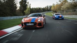 Jaguarforums.com Jaguar Race Taxi Nurburgring F-Type SVR XJR575