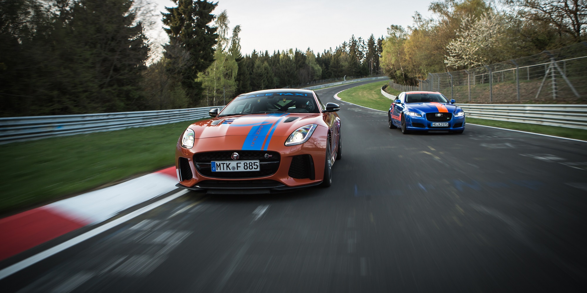 Jaguarforums.com Jaguar Race Taxi Nurburgring F-Type SVR XJR575