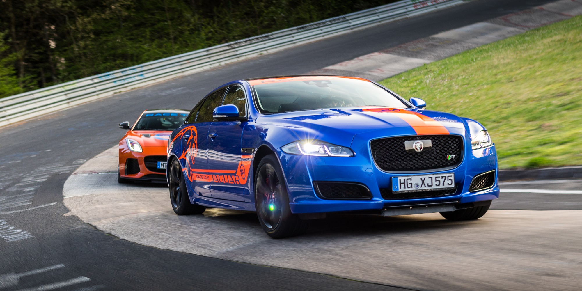 Jaguarforums.com Jaguar Race Taxi Nurburgring F-Type SVR XJR575
