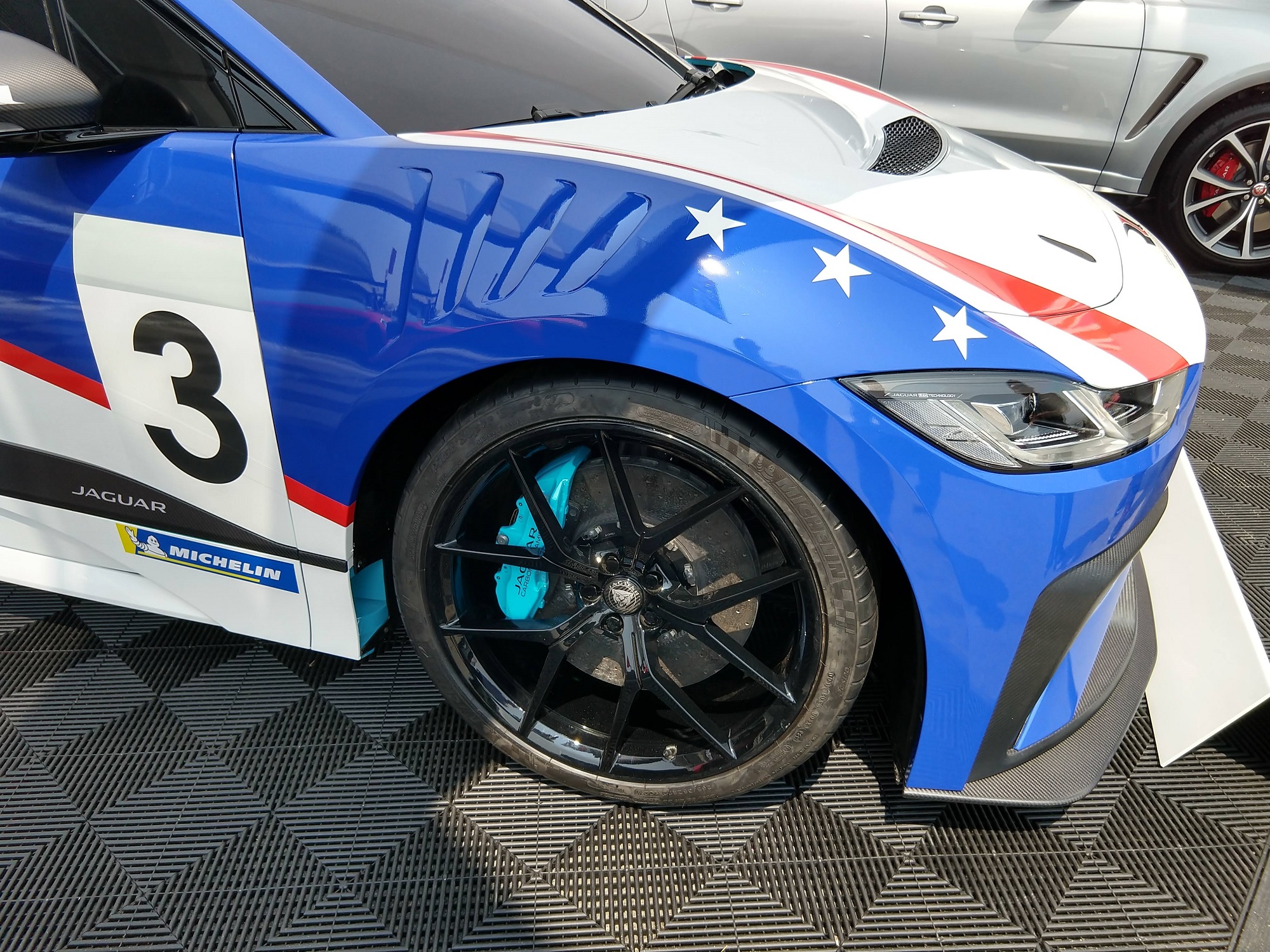 Jaguar I-PACE eTrophy Race Car Pebble Beach Car Week Jaguarforums.com