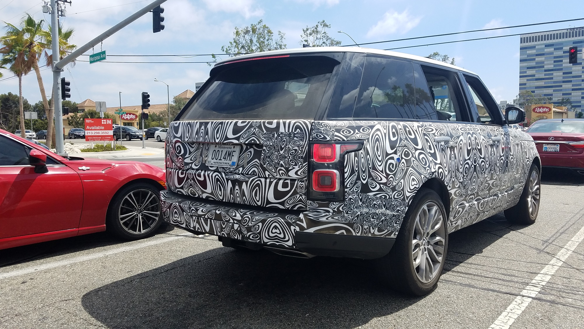 2019 2020 Range Rover Spied Spy Shots Testing Camouflage Jaguarforums.com Jake Stumph