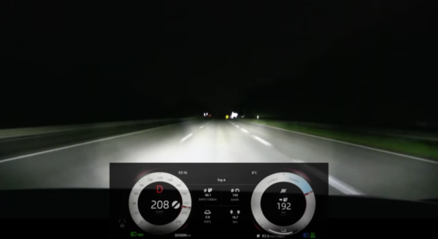 Jaguar I-Pace on the Autobahn.