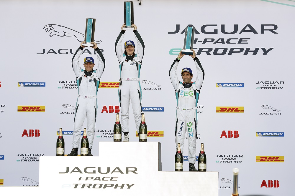 Katherine Legge Wins Jaguar I-PACE eTROPHY Mexico City 2019 FIA Formula E Race Jaguarforums.com