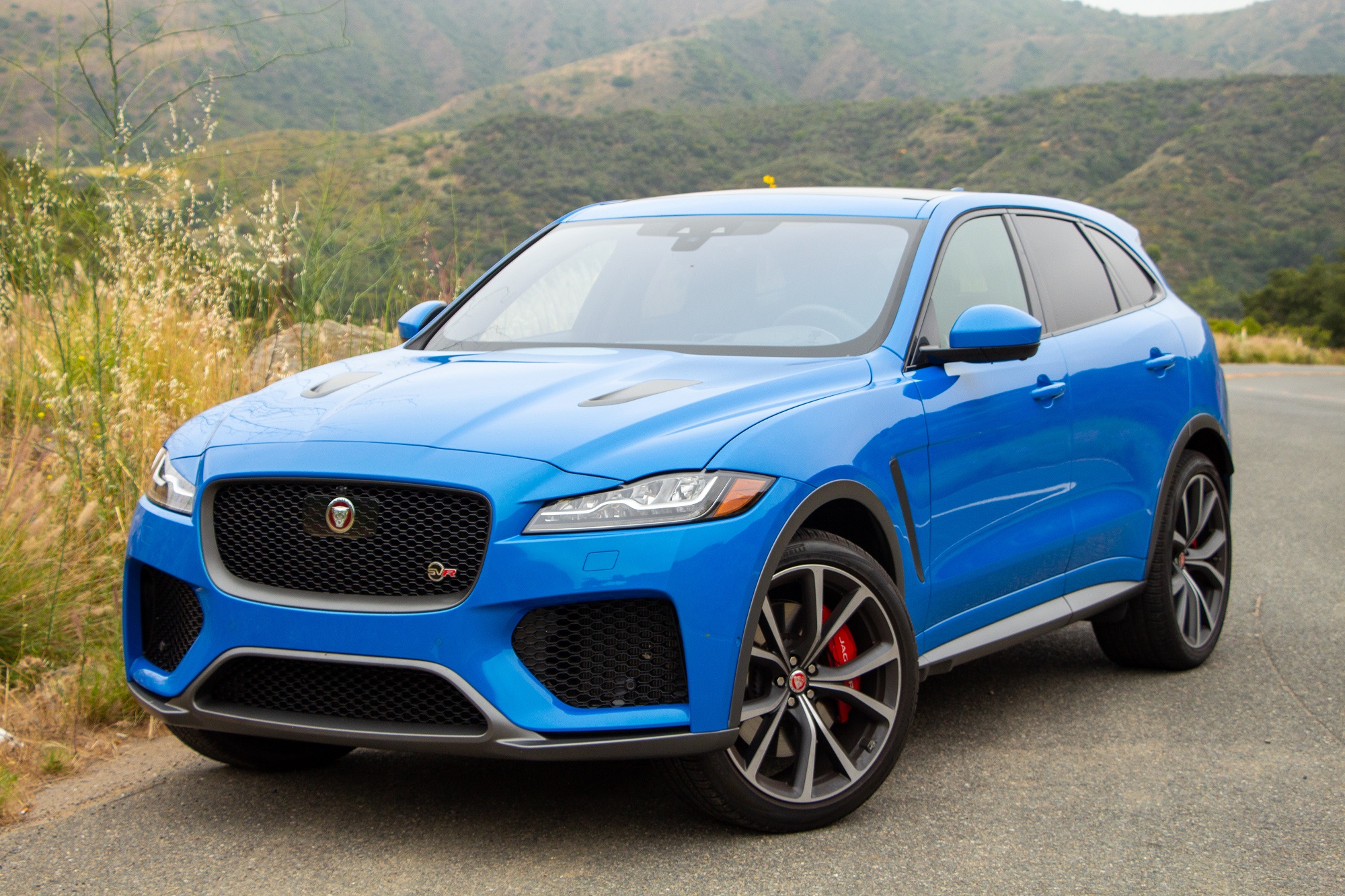 Jaguar F Pace Svr Drive Review Jake Stumph Ultra Blue Jaguarforums