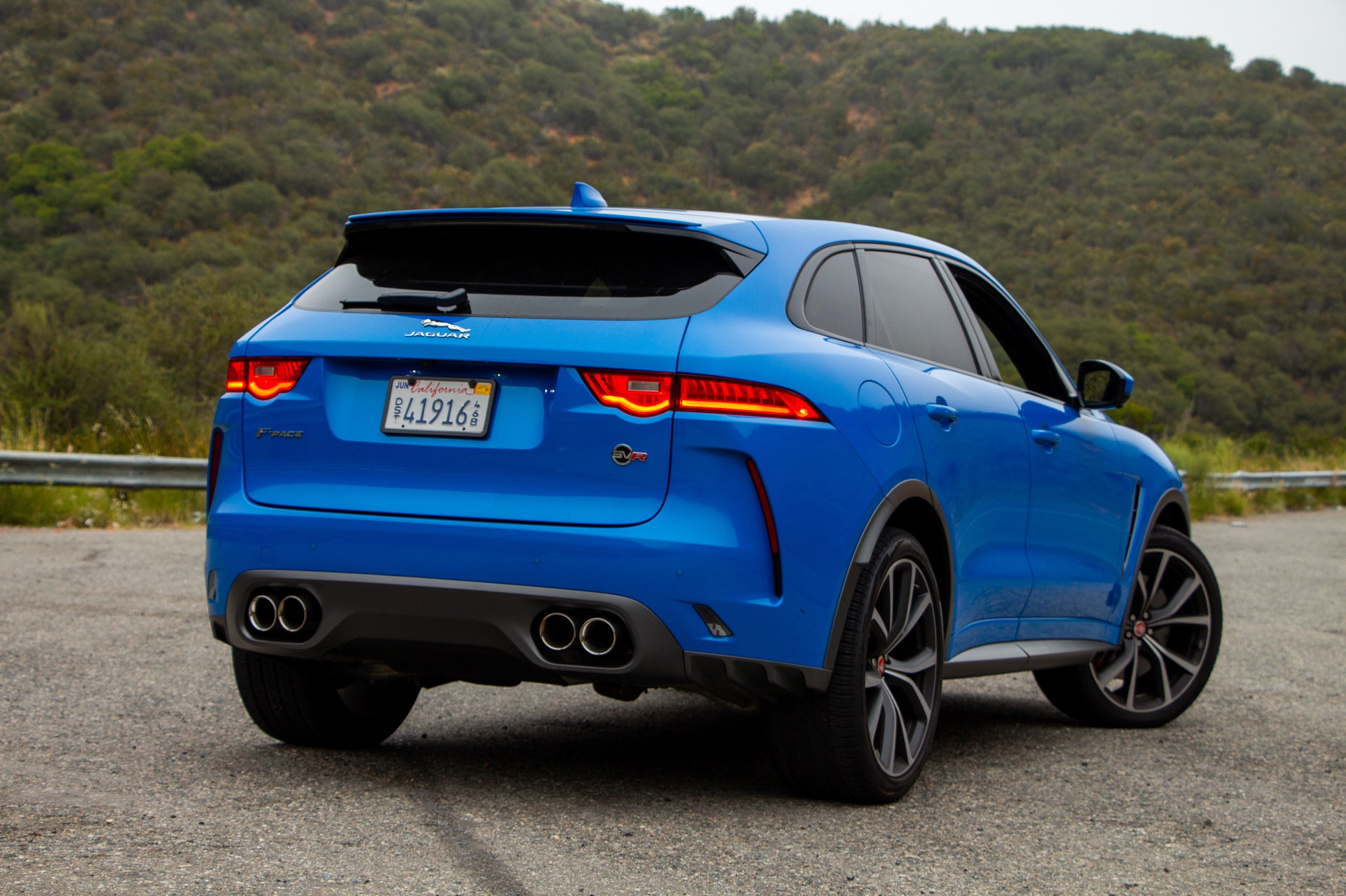 Jaguar F-PACE SVR Drive Review Jake Stumph Ultra Blue