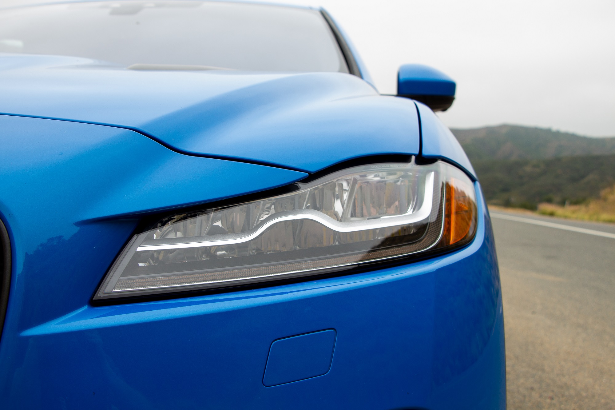 Jaguar F-PACE SVR Drive Review Jake Stumph LED Headlights