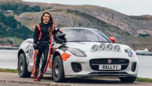 Jaguar F-Type Rally Car Takes Final Lap at 2019 Wales Rally