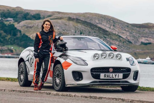 Jaguar F-Type Rally Car Takes Final Lap at 2019 Wales Rally