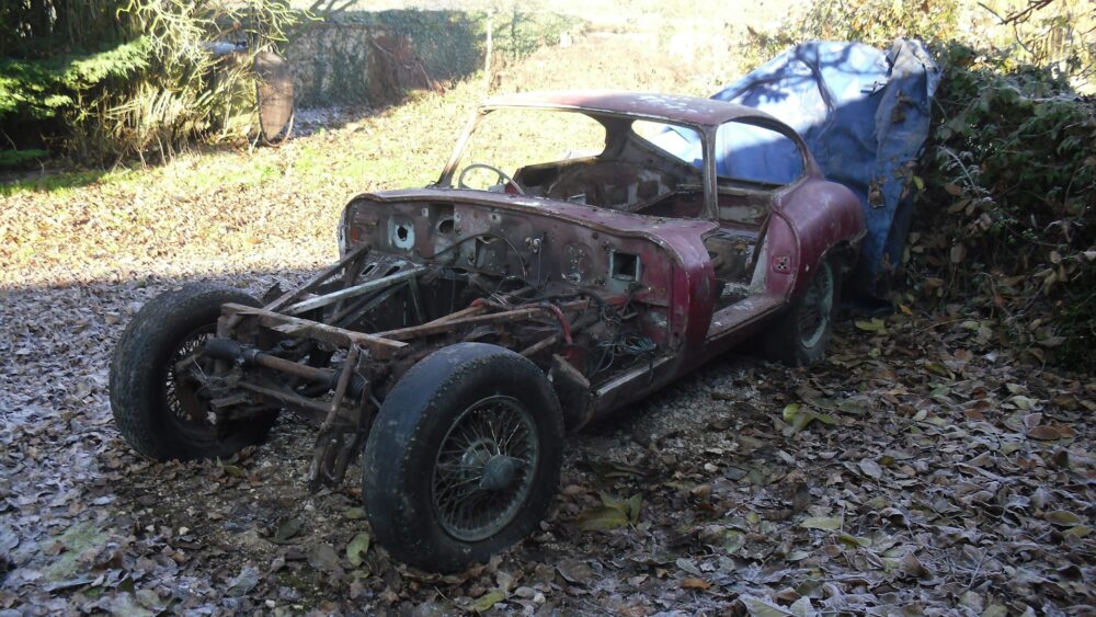 1961 Jaguar E-Type before