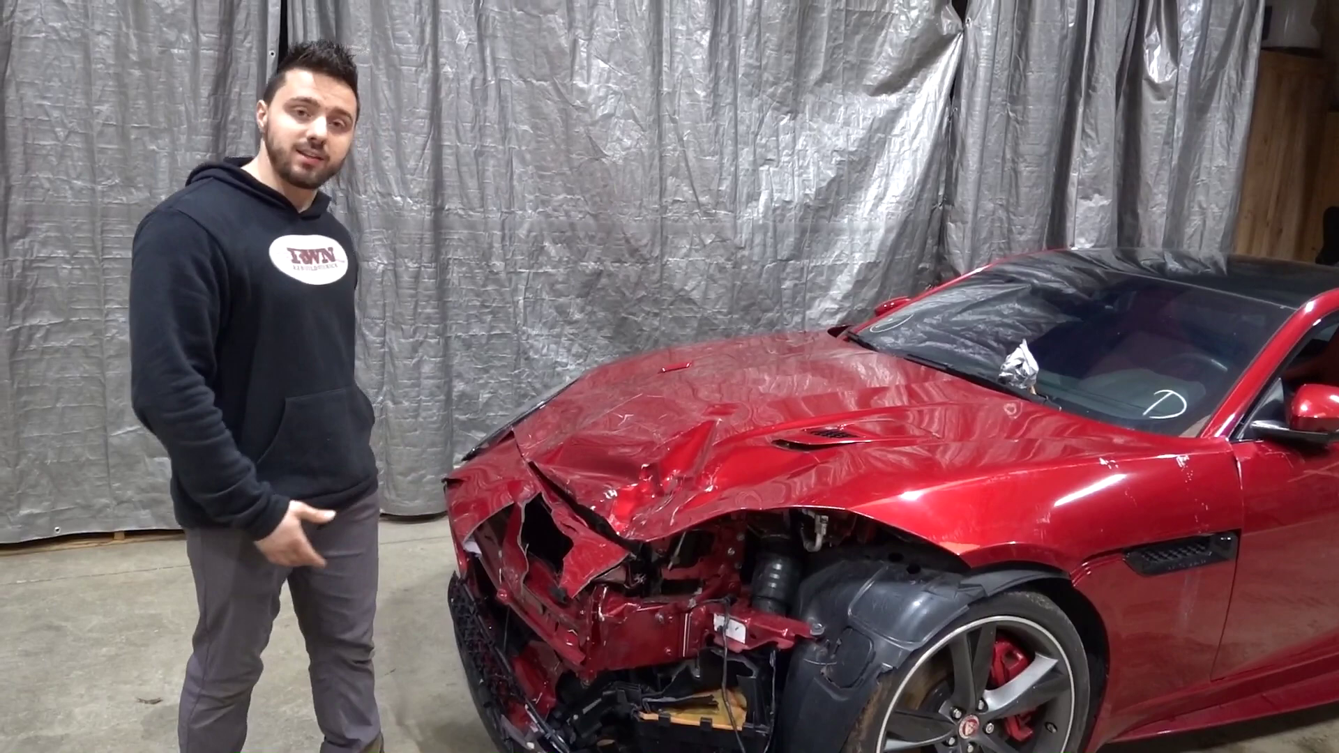 Jaguar F-Type R Wrecked But Salvageable