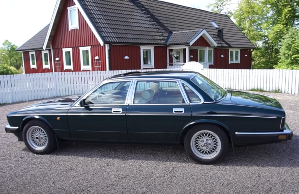 Green 1991 Jaguar Daimler XJ project