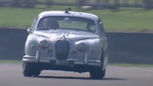 Watch Grant Williams Fling a Jaguar MK1 Around Goodwood