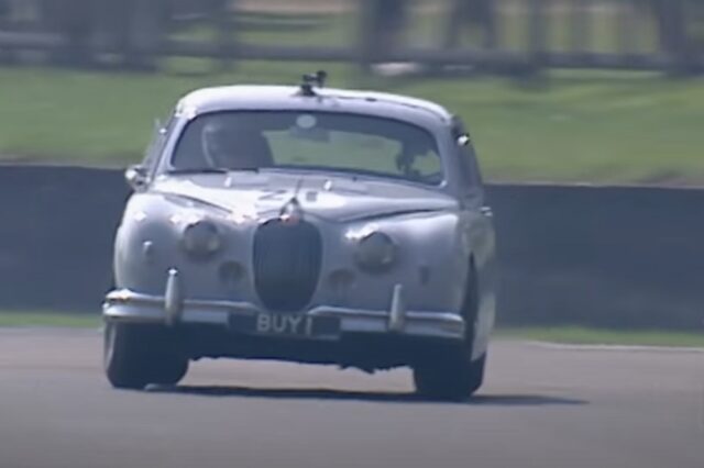 Watch Grant Williams Fling a Jaguar MK1 Around Goodwood