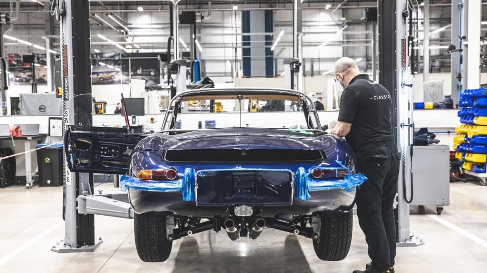 Jaguar E-Type at Queen's Jubilee