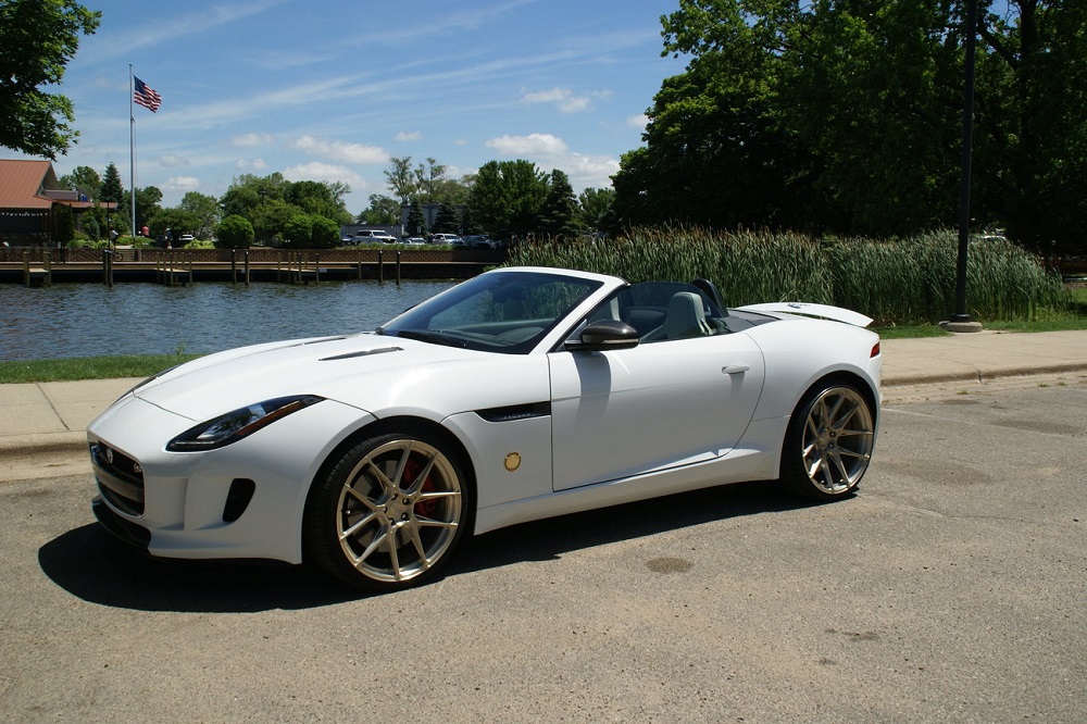Jaguar F-TYPE Rolling on BC Forged Wheels